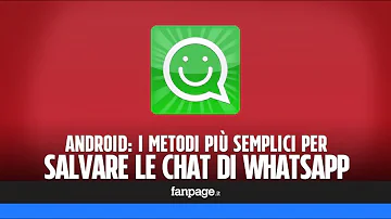 Come salvare i messaggi di WhatsApp web?