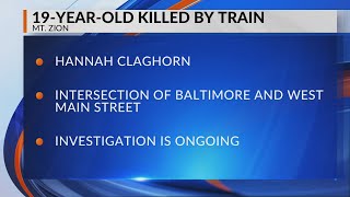 Coroner ID's 19-year-old bicyclist hit, killed by train in Mt. Zion