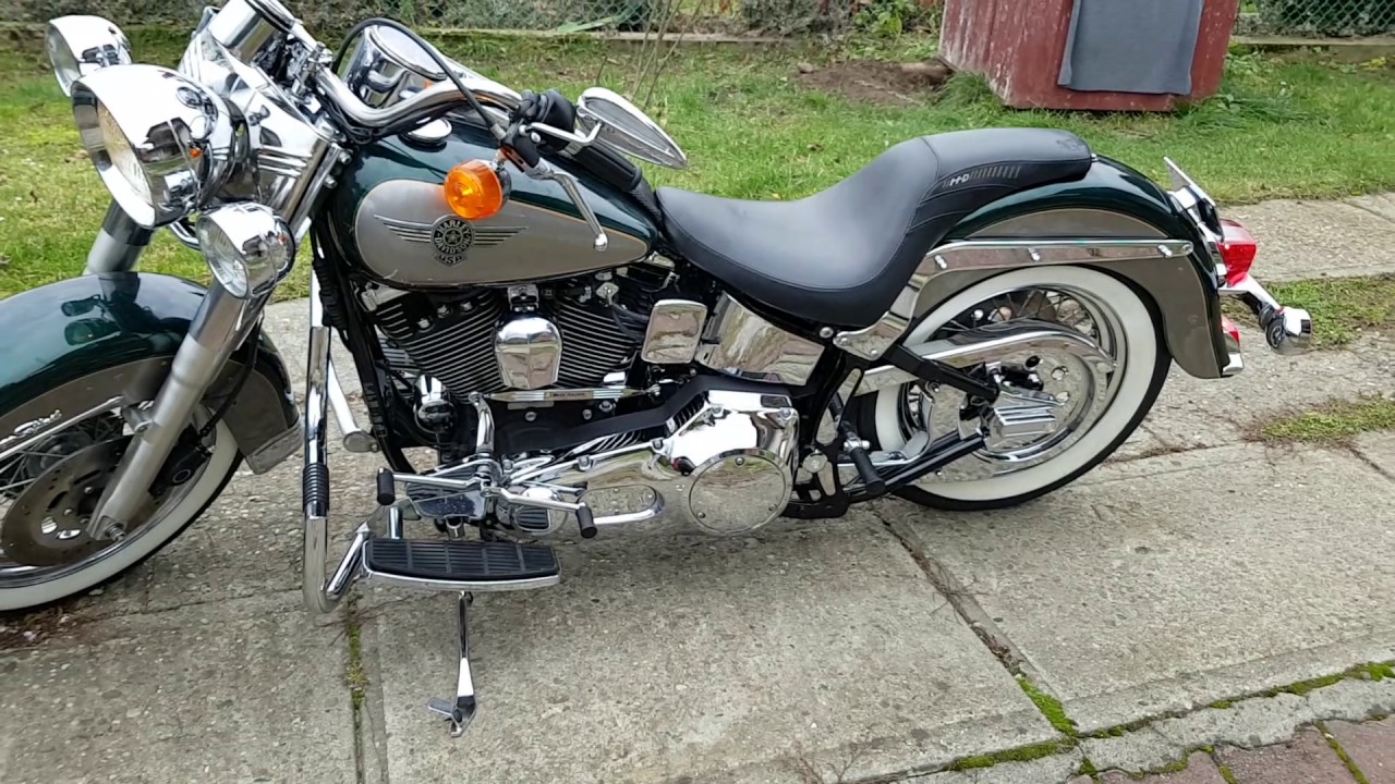  Harley  Davidson  Heritage Softail  1996 Nostalgia Green  and 