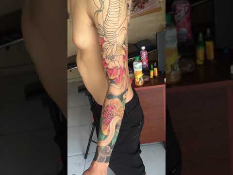 Video hình xăm rắn đẹp nhất ( tattoo gà rừng) - youtube