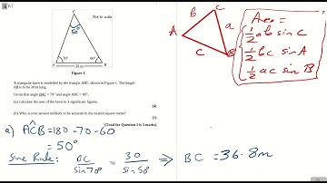 Pearson-Edexcel GCSE to A-level Transition Trigonometric Ratios Exam Questions Q2