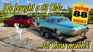 We bought a 1963 Oldsmobile Super 88 that sat in a Wisconsin field for 16 years...for how much? Oldsmobile Super 88 1963
