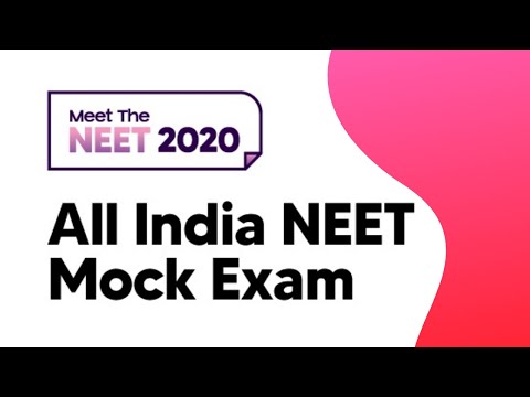 All India NEET Mock Exam 2020 - SIET Kerala