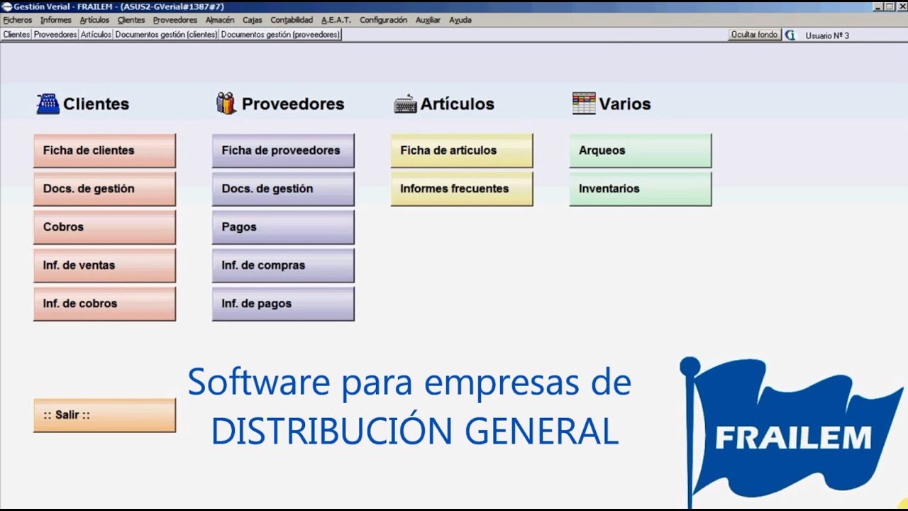 Software para gestionar empresas de Distribución en General
