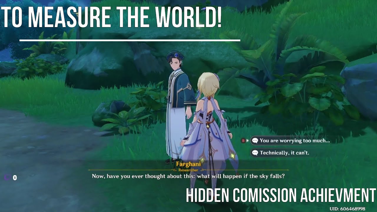 To Measure the World - Hidden Commission Achievement - Genshin Impact