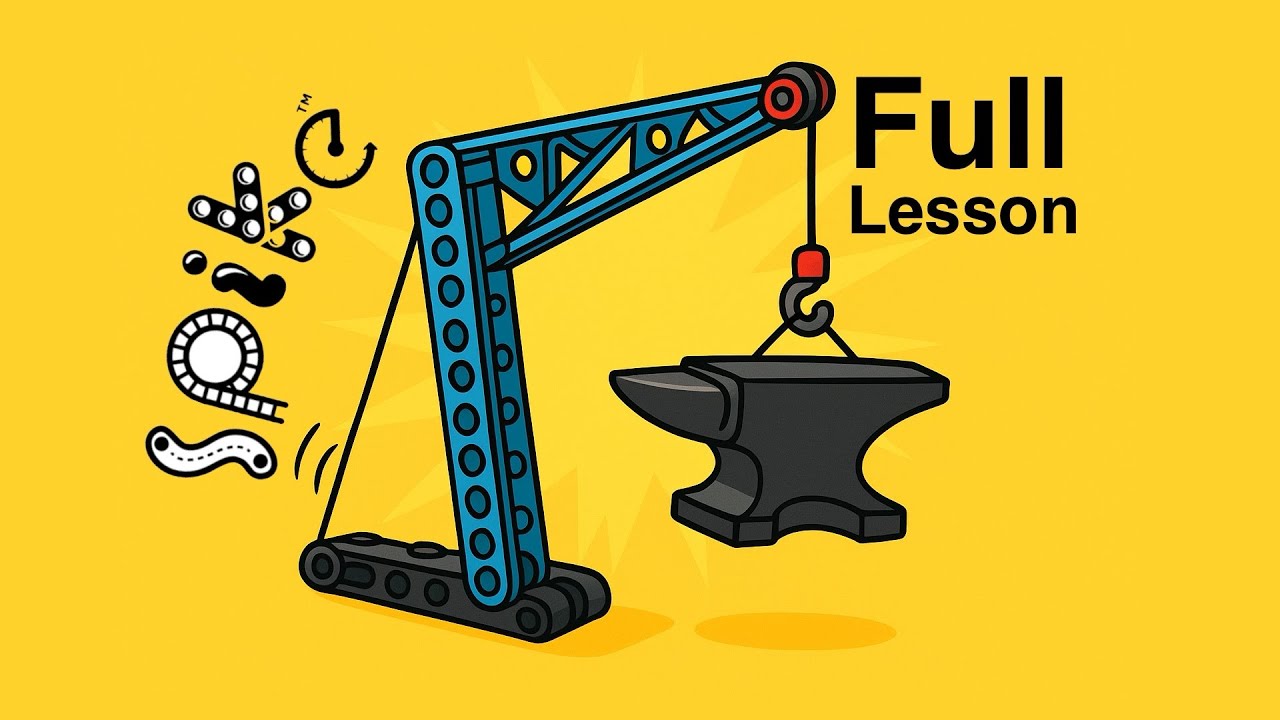 Постройте и запрограммируйте башенный кран! Урок Spike Prime