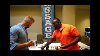 Talking about sports massage and tools