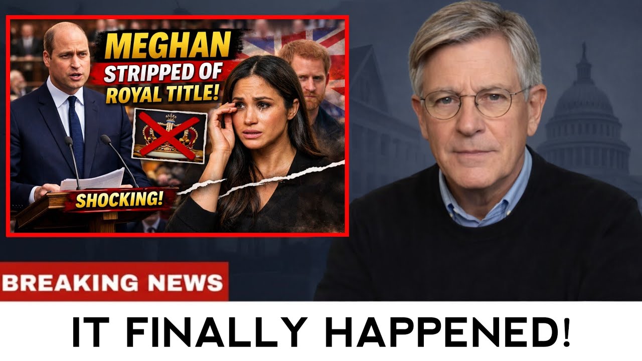 JUST NOW: Meghan Markle Stripped of Royal Title – William Announces in Parliament