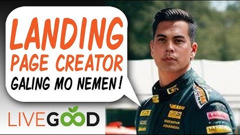 LiveGood: Create your own landing page in 1 minute...