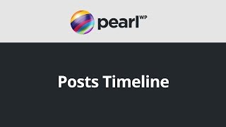 Pearl - Posts Timeline  - StylemixThemes