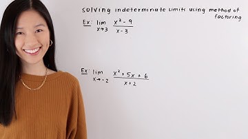 How to solve indeterminate limits using method of factoring | Math with Janine