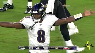 Lamar Jackson Breaking Ankles vs Packers