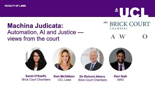 Machina Judicata: Automation, AI and Justice - views from the court
