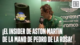 Pedro de la Rosa se cuela en el garaje de Aston Martin y nos enseña absolutamente todo