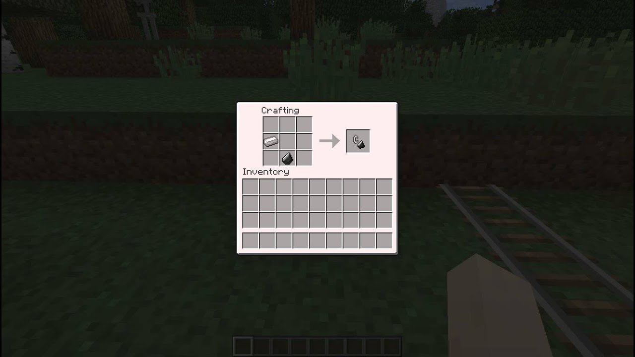 Minecraft : How to make Flint and Steel - YouTube