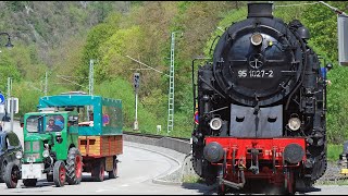 Volldampf in den Harzer Bergen: Mit der Dampflok 95 1027 über die Rübelandbahn by steinerne_ renne 2,850 views 11 months ago 5 minutes, 29 seconds