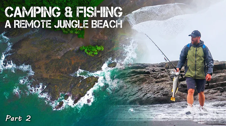 Fishing & Camping Survival on Remote Pacific Beach...