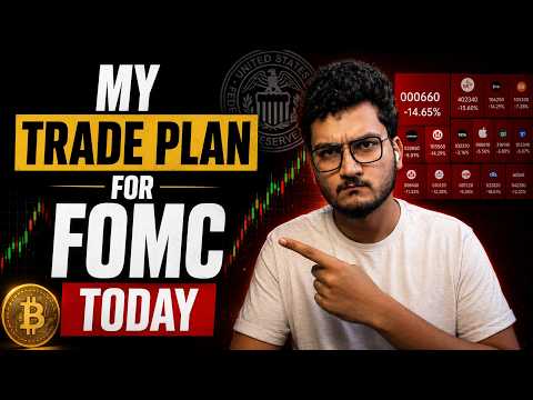 FOMC TODAY - MY TRADE PLAN FOR BITCOIN