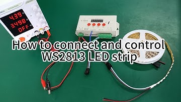 How to wire and control WS2813 LED strip