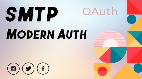 SMTP Modern oauth Authentication with POSTMAN