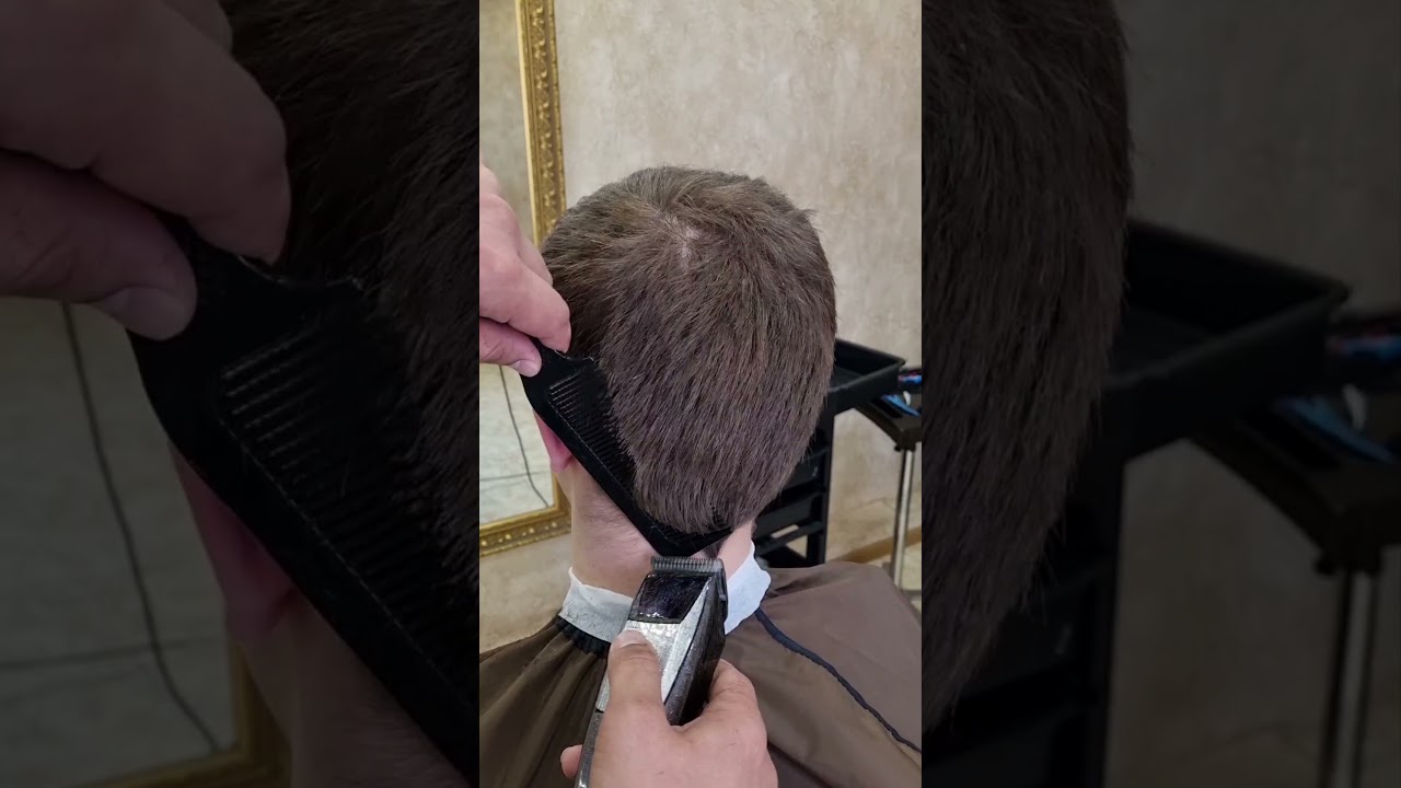 Машинка для стрижки oster 616, стрижка расческой.