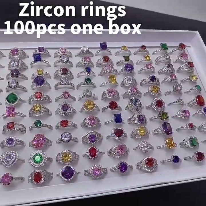 Wholesale zirconia rings: price in 1-2$: MOQ 10 pieces per model # ...