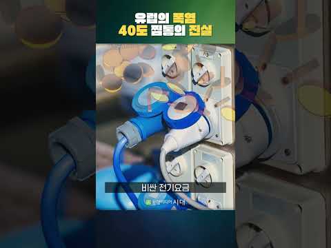 "40도 넘었다" 점점 거세지는 유럽의 폭염 #shorts