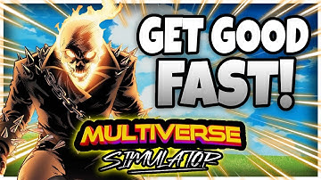 HOW TO GET GOOD FAST IN MULTIVERSE FIGHTERS SIMULATOIR!