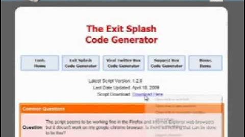 Exit Splash Review - Download Javascript Code Wordpress Plugin From This Secret Discount Page