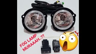 Pasang foglamp LED Avanza dengan cut off | TERANG SEKALII !!