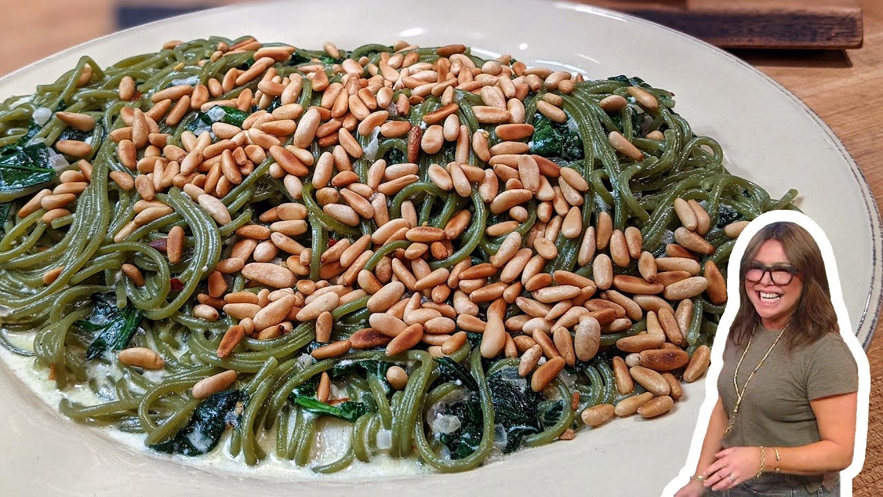 How to Make Creamy Spinach Pasta Rachael Ray YouTube