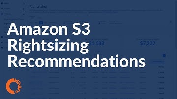 Amazon S3 Rightsizing Recommendations