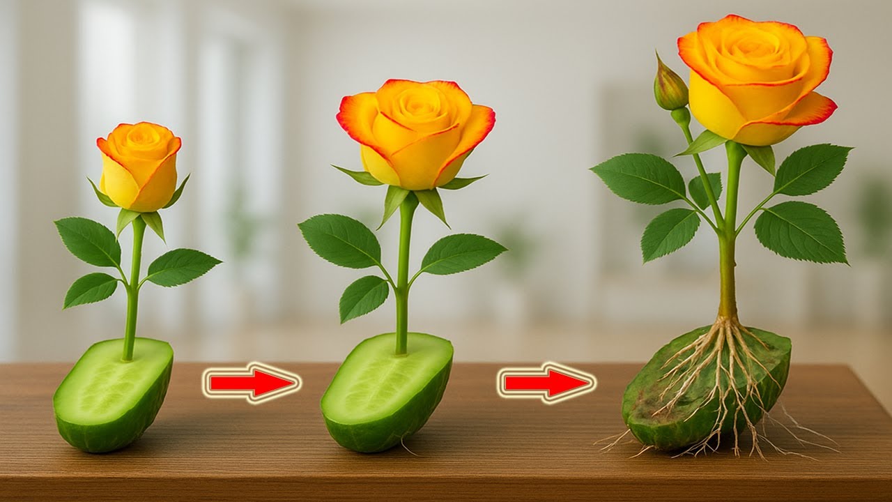 Я был удивлен таким простым способом размножения роз!