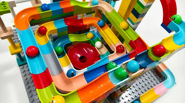 Satisfying Block Coaster ☆ High Elevator & Mega Spiral Loop Course