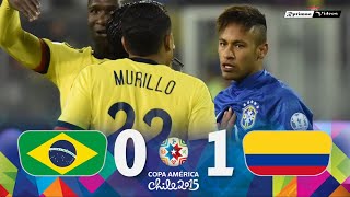 Brasil 0 x 1 Colombia ● 2015 Copa América Extended Goals & Highlights HD