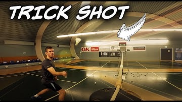 Badminton TRICK SHOT - DECEPTIVE CROSS COURT NET SHOT