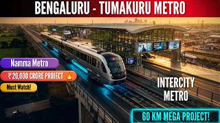 Bengaluru to Tumakuru by Metro?! 😳🚆 #Bangalore #Metro #shortvideo #shorts #ytshorts #youtubeshorts