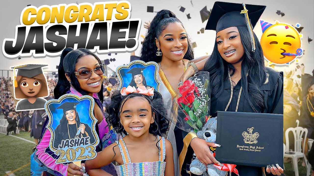 My Baby Jashae’ Graduated! 🎓You Know We Had To Turn Up.  Watch The Dance Battle At The End .😂