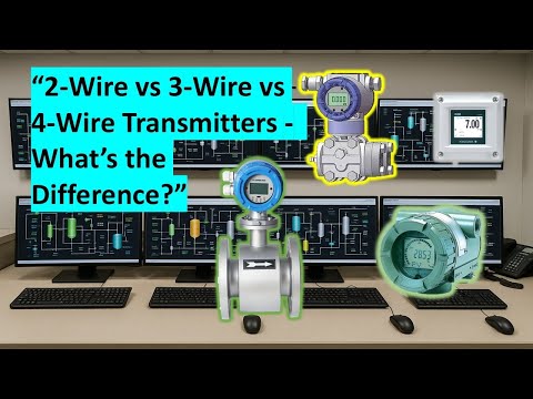 2-wire vs 3-wire vs 4-wire Transmitter - What's the difference?