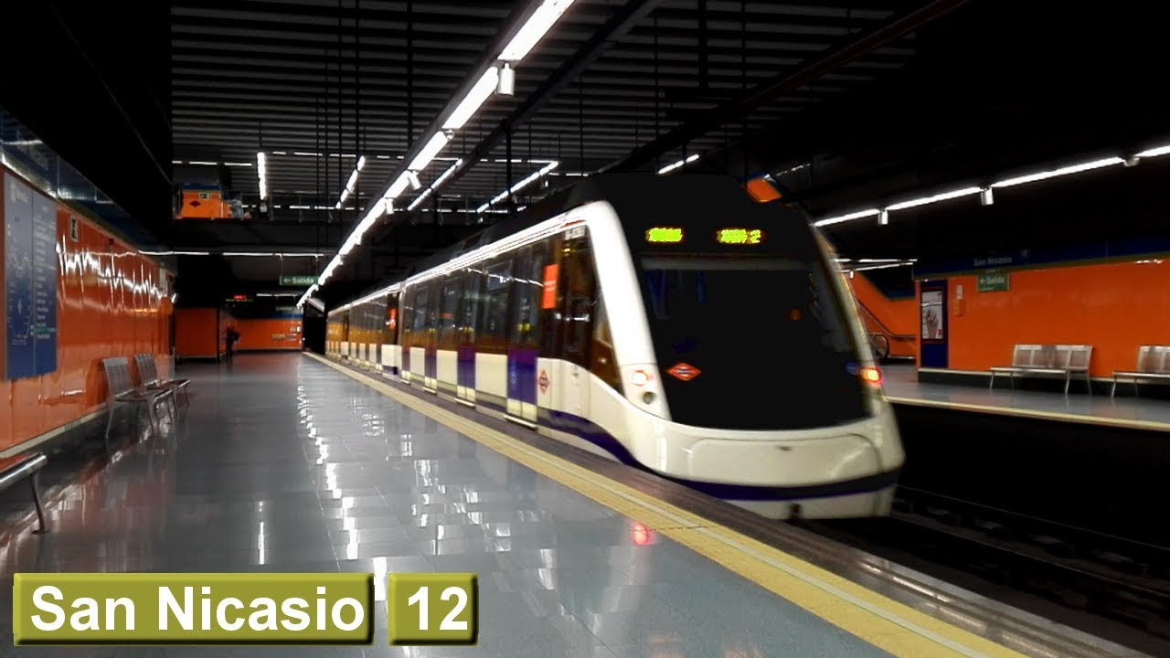 San Nicasio | линия 12 : Мадридский метрополитен ( класс 8000 )