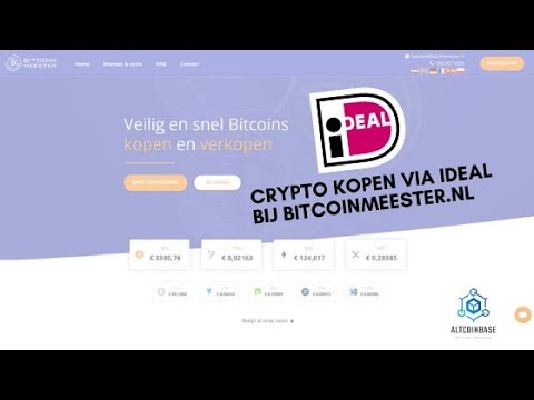 Crypto kopen via iDeal bij Bitcoinmeester.nl