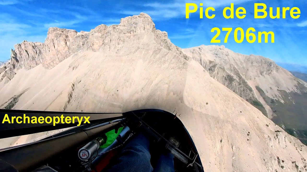 French Alps Gliding - Archaeopteryx late season at Pic de Bure 2709m