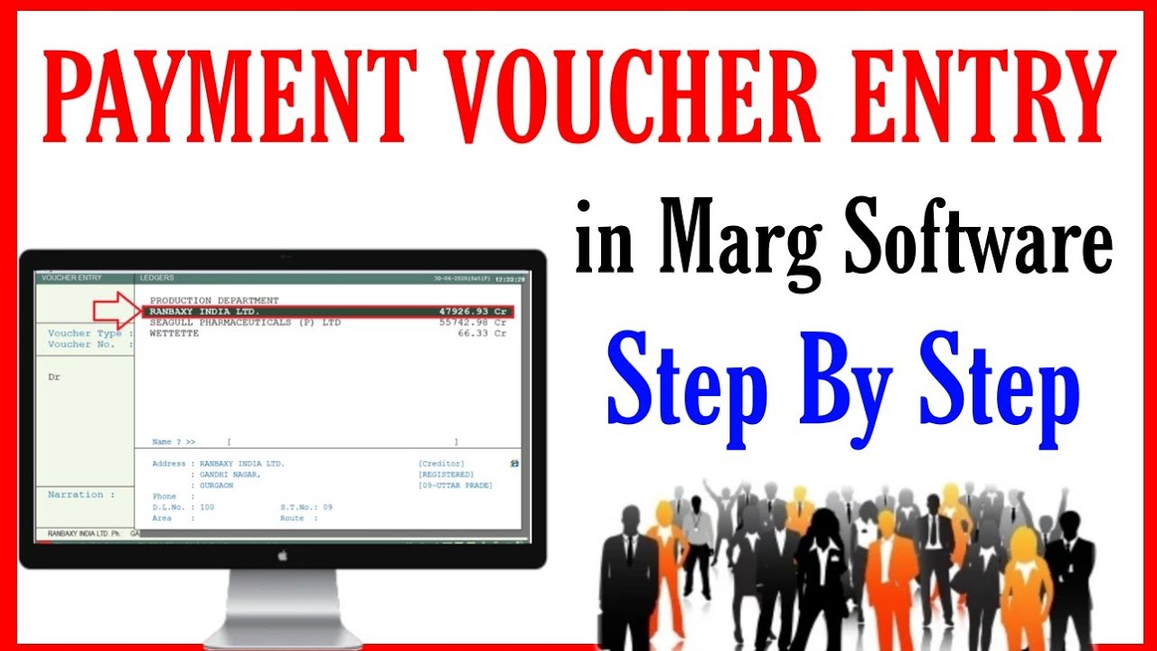 PAYMENT VOUCHER ENTRY IN MARG SOFTWARE 8434649593 - YouTube