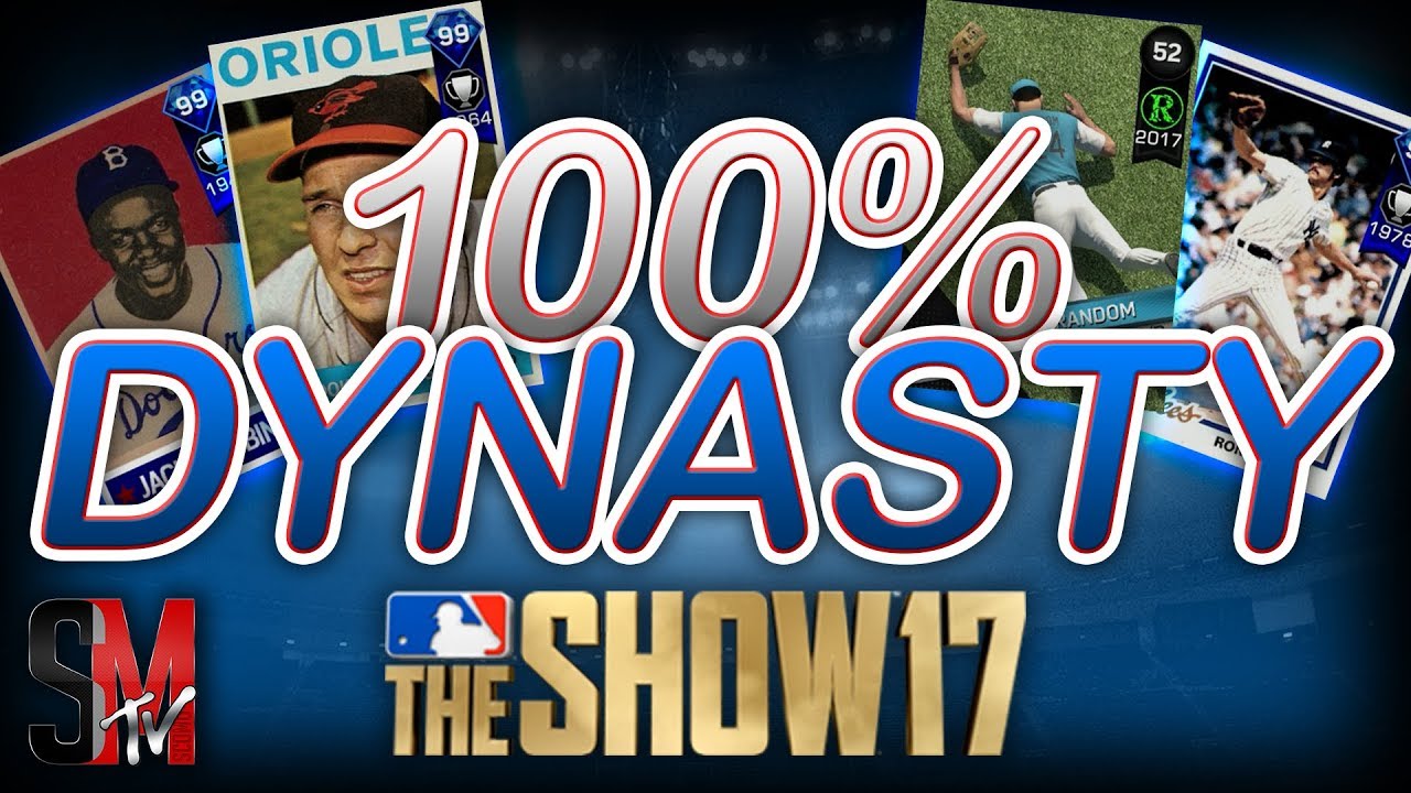 FINISHED LEGEND PROGRAMS & 100% DYNASTY COMPLETION - MLB THE SHOW 17 DIAMOND  DYNASTY