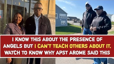 APST AROME REVEALS THE SHOCKING THINGS HE KNOWS ABOUT ANGELS THAT HE CAN'T TEACH OTHERS PUBLICLY