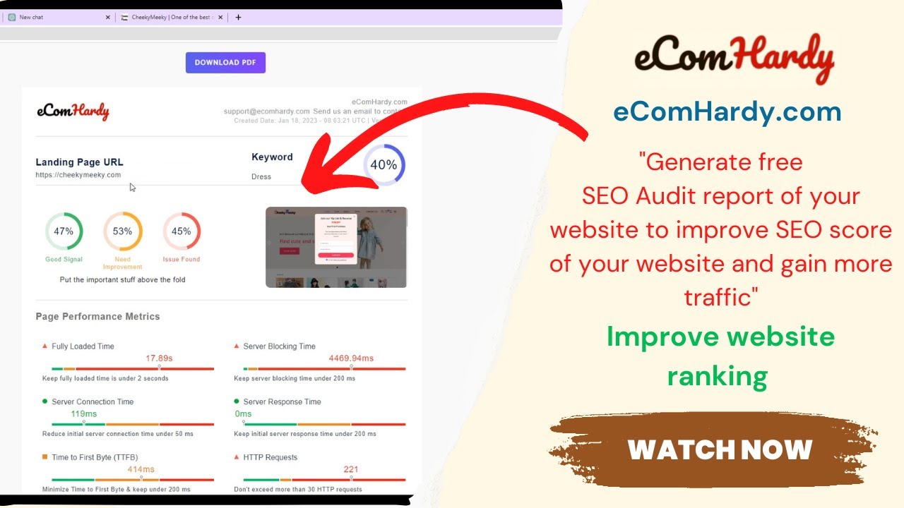How to generate free SEO Audit report of your website to improve your website ranking and traffic