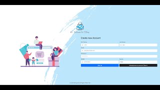 Program the user sign up process including input validations