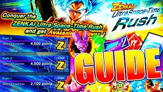 The Best Ultra Space Time Rush Guide Ever!!💯 | Dragon Ball Legends Guide