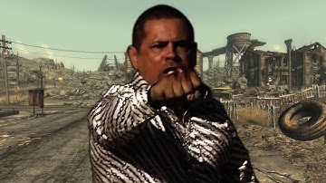 When you play as a very evil character in Fallout 3