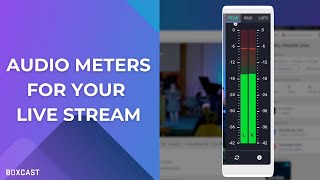 Monitor Your Live Stream Audio In Real Time With Boxcast